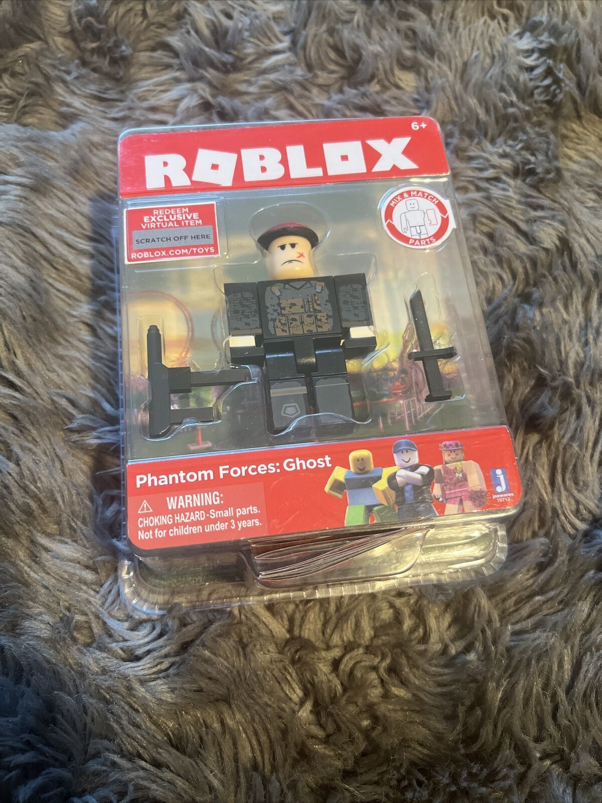 Roblox Phantom Forces Ghost Figure NEW Sealed RARE 3 Toy Mix & Match Parts  CODE