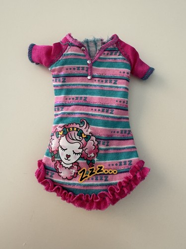 2010 Barbie Mattel Sister Slumber Party Doll Stacie Pajamas Dress Outfit