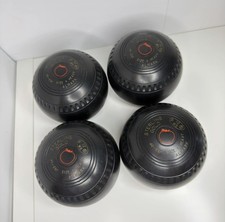 Almark Sterling Gold Bowls 4H Lawn Grass Boules Sets Heavy K12WB J53-0P