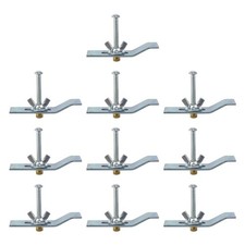 Sink Mounting Bracket Clips Washbasin Undermount 10 Set Stainless Steel Screws