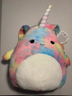 Squishmallows Navina Tie Dye Unicorn Backpack 12 Plush New