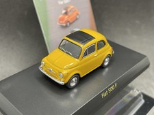 Kyosho 1/64 Fiat&Lancia collection Fiat 500F yellow diecast model car 16A3