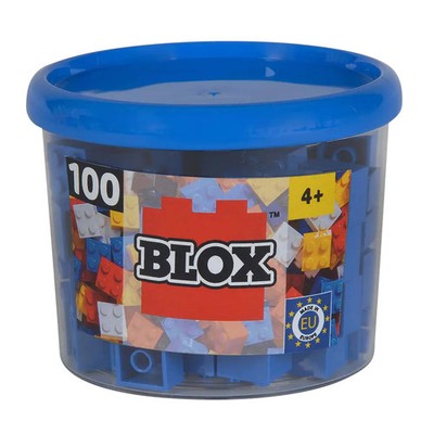 Blox 100 blaue 4er Steine in Dose