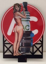 A C SPARK PLUGS HO-SCALE ANIMATED NEON BILLBOARD SIGN-BLINKS, LIGHT,MORE!