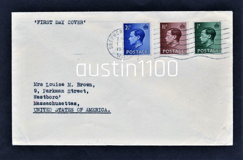 Superb King Edward VIII 1936 First Day Cover