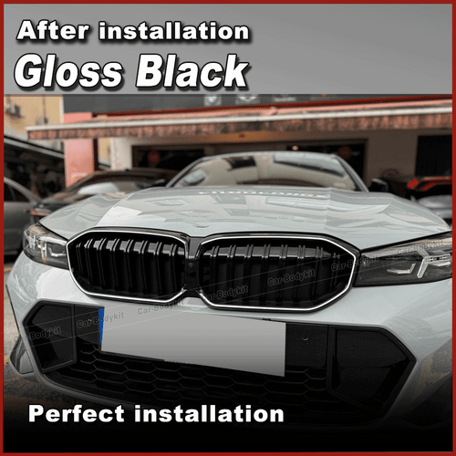 Parrilla frontal negra brillante parrilla M/LED para BMW Serie 3 G20 G21 LCI 2022+ - Imagen 2 de 13