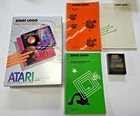 Atari LOGO For Atari 400 800 Computers Cartridge RX8032 box, cartridge, manuals