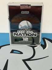 2025 LEAF BASEBALL NATION Factory Sealed Hobby BOX 6 Autographs 6 Base + Bonus