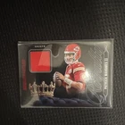 Patrick Mahomes 2025 Panini  Rookies and Stars Royalty Jersey Patch  Chiefs   👑