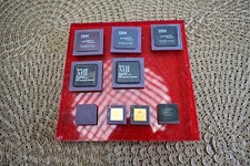 For Gold Recovery ,9 Ceramic Vintage CPU,s Untested ( IBM,Cyrix,Motorola Siemens