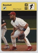 2005 Leaf Sportscasters Yellow Running Ball 12/35 Albert Pujols #3 o7m