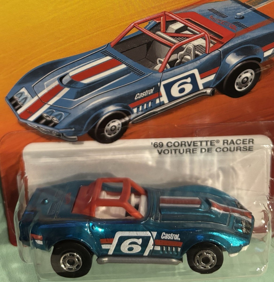 HOT WHEELS HERITAGE THE HOT ONES '69 CORVETTE RACER Spectraflame