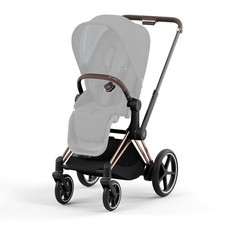 Cybex E-Priam Baby Pushchair Stroller Black & Rose Gold