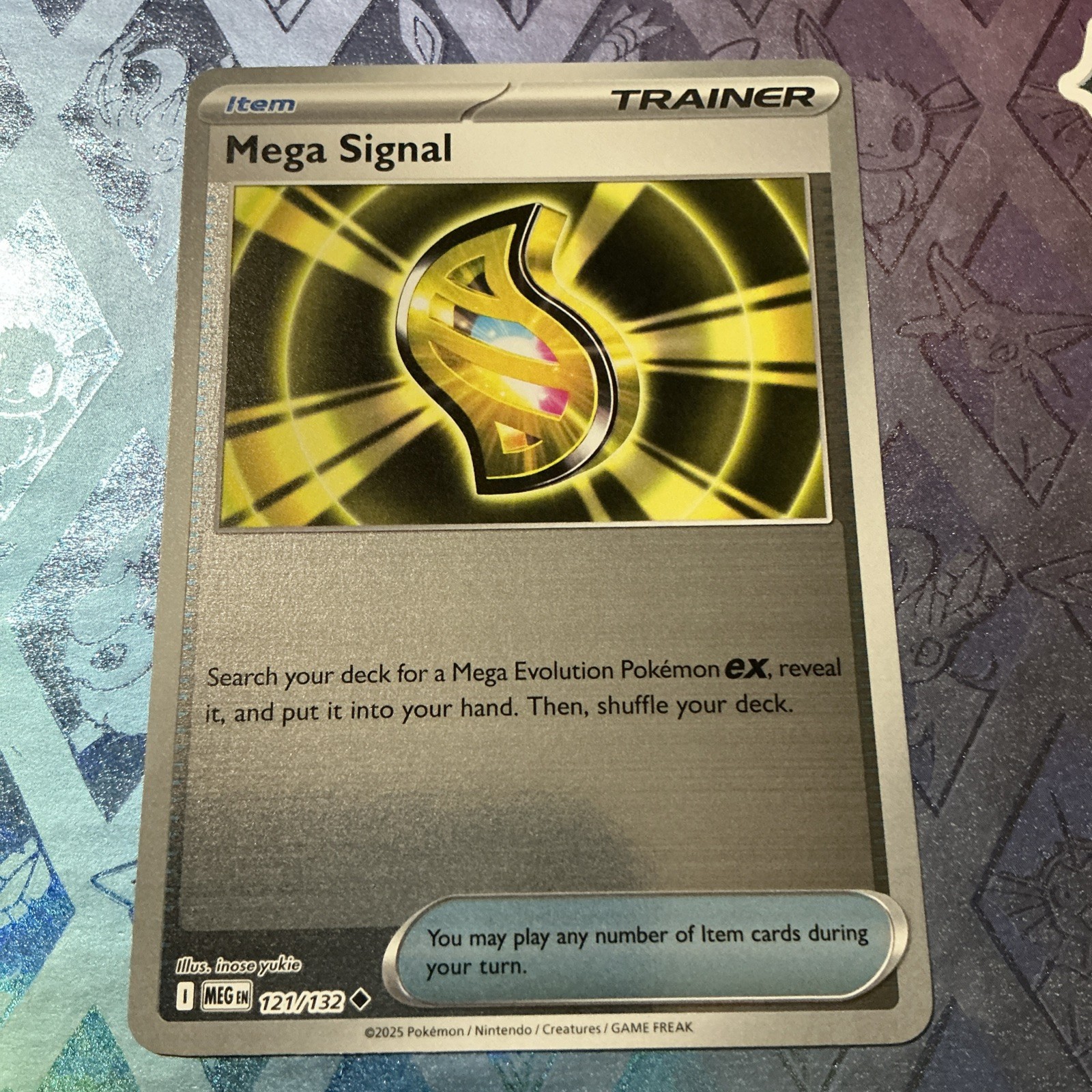 Mega Signal 121/132 Reverse Holo Uncommon Mega Evolution Pokemon TCG M/NM