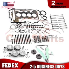 N13 N18 1.6L Engine Overhaul Rebuild Kit w/ Timing Chain VVT For BMW Mini Cooper