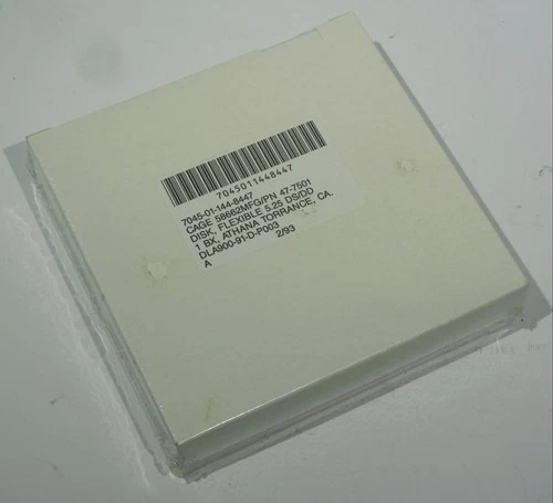 Vintage PACK 10 STÜCK ATHANA 5,25“ 2S DS DD FLOPPY DISK DISKETTEN z.B. C 64