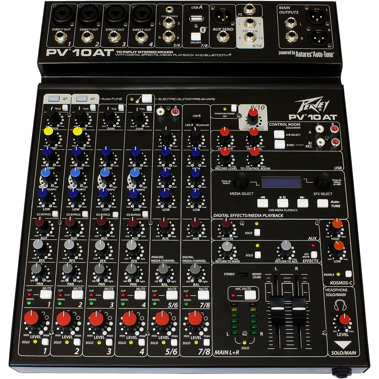 Peavey PV 10 AT 10-Channel Analog Mixer 87990₽