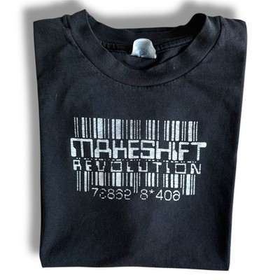 Retro punk hardcore band tee Makeshift Revolution Size XL