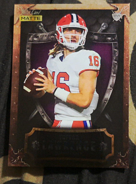 Wild Card 2021 MATTE Weekend Warriors Trevor Lawrence MWW-1 White Foil RC