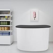 Salon Reception Desk Mall Shop Exhibition Counter Stand Table For Trade Show