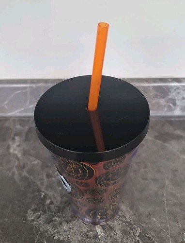 Starbucks Halloween Calabaza Vaso de Viaje Viaje Taza Fría de Viaje 16oz - Imagen 6 de 10