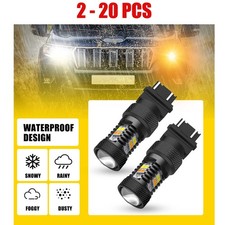 2-20x Auxito Led 3157 Switchback White Dual Color Signal Yellow Turn Amber Light 2-20x Auxito Led 3157 Switchback White Dual Color Signal Yellow Turn Amber Light