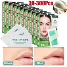 Facial Waxing Strips & Finishing Wipes Fit For All Skin Types Hair Removal Wax