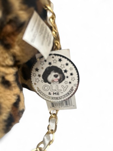 NWT Olly & Me Unicorn Child Plush Purse Bag Chain Leopard Animal Print New - Picture 3 of 4