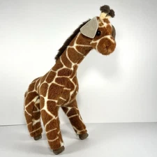 Vintage Gund Giraffe Plush 14”  Stuffed Animal Soft Toy 1986 Suede Ears Standing