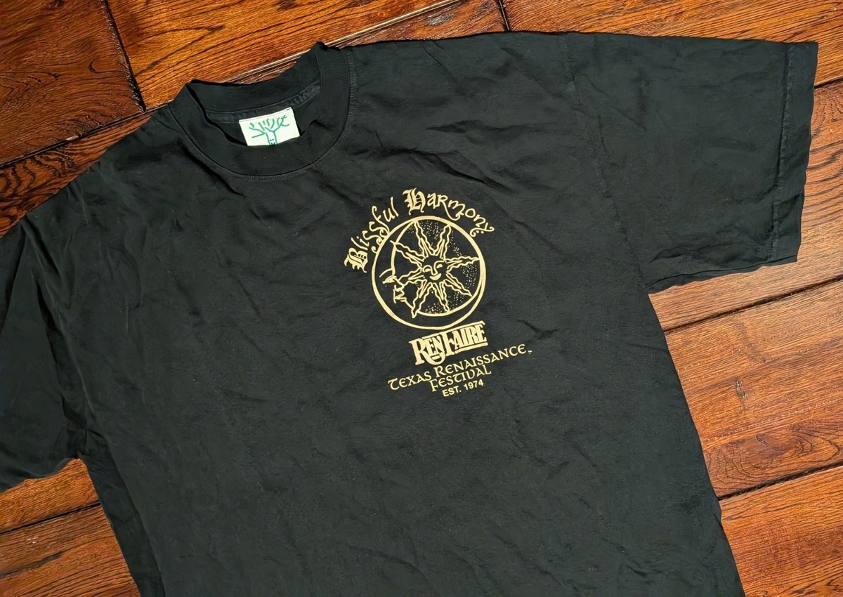 Online Ceramics x Elara Ren Faire Documentary Blissful Harmony Tee Men's Size L View 3