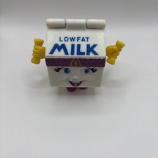 1993 Vintage McDonalds Happy Meal Toys Changeables Lowfat Milk Carton