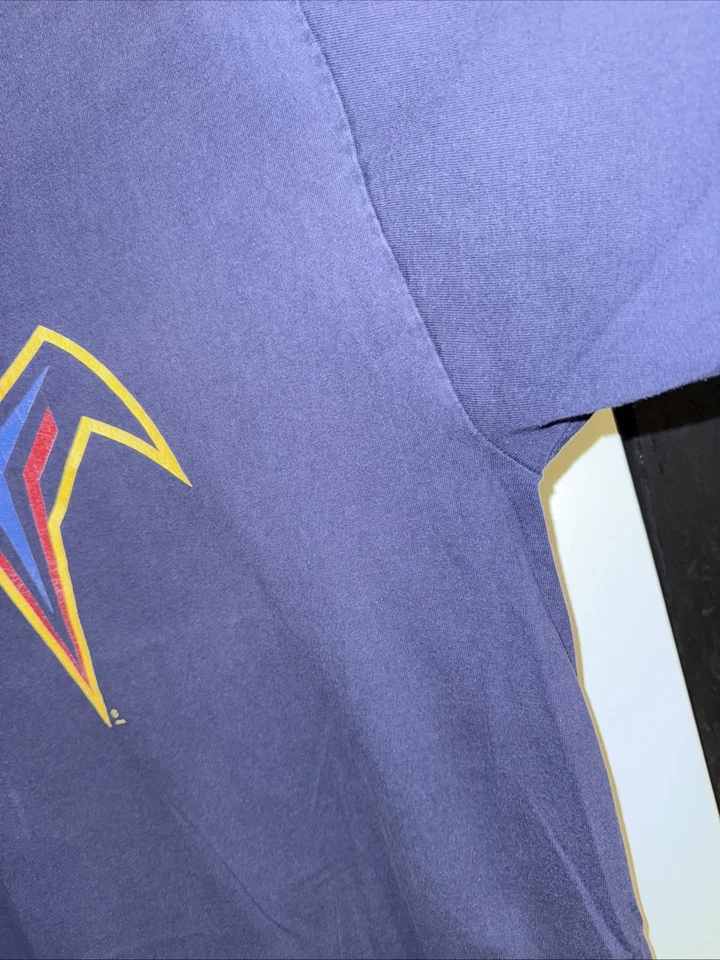 Camiseta Atlanta Thrashers Tkachuk Azul Marino Reebok NHL Para Hombre Talla Grande Foto 4 de 4