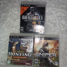 PS 3 Games Lot: Battlefield 3 , Sniper(Ghost Warrior) Hunting