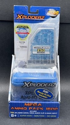 NEW Xploderz Mega Ammo Pack 1500 Refill Clip Depot H2Grow Technology SEALED BOX