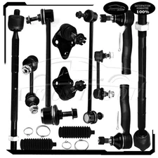 Front Lower Ball Joint Tie Rod End Rack Bellow For 2001 02 03 04 05 Toyota RAV4