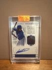2018 NATIONAL TREASURES VLADIMIR GUERRO JR. GAME GEAR BUTTON AUTO 5/8 🔥