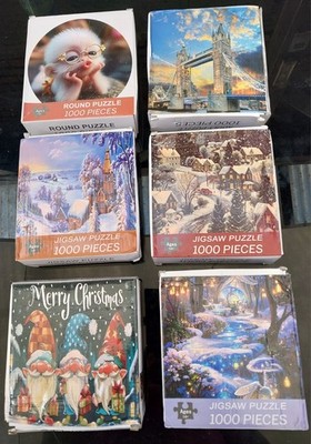 Puzzle Paket 1000 Teile 6 Stück