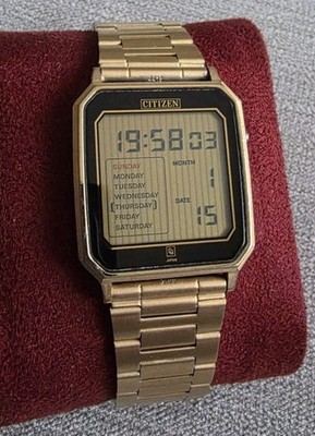 Vintage Citizen Digitaluhr 41 7041