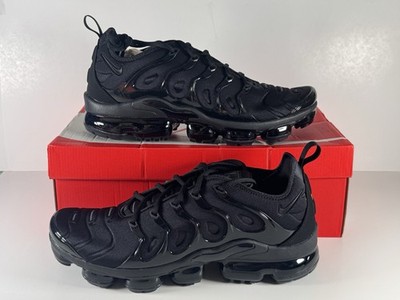 Nike Air Max Vapormax Plus Sneakers Men s Size 14 Triple Black 924453-004