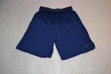 3361 Nike Gym Shorts Athletic Workout Blue Polyester Size Small Dri-Fit Mens