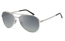 New CARTIER CT0083S 002 59mm Silver Santos Pilot Aviator Sunglasses France