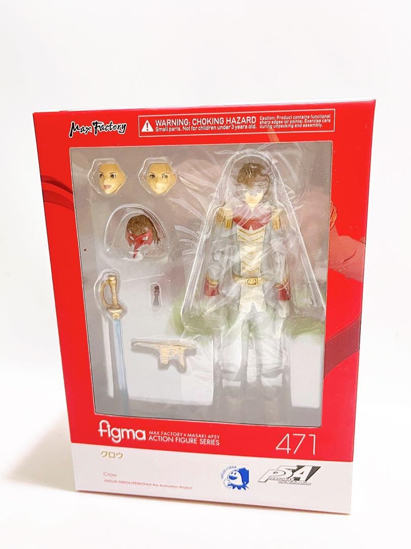 ゲームキャラクター Max Factory figma 471 Crow Figma 471 Crow Persona 5 the Animation Action Figure Japan