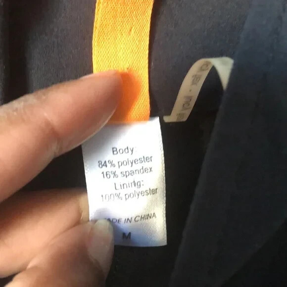 Lucy Flex Black Athletic Jacket Size M - image 5