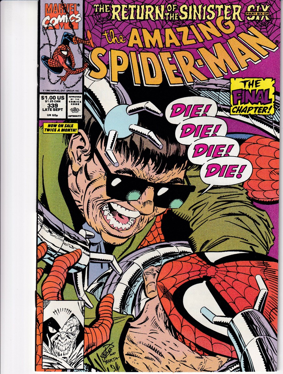 AMAZING SPIDER-MAN Vol. 1 #339 Late September 1990 MARVEL