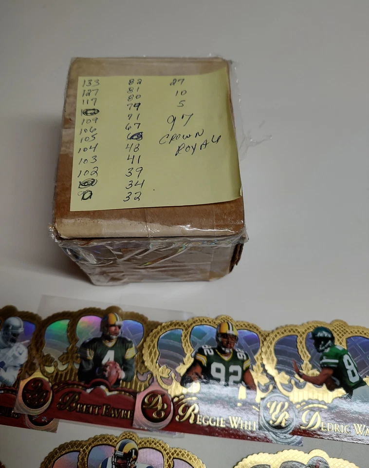 1997 Pacific Crown Royale Football Near Complete Set Lot 121 No Dupes Favre Ward - Image 2 of 2