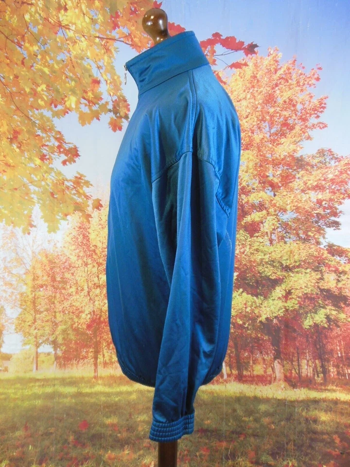 Chaqueta Chándal Umbro Azul Años 80 Cremallera Completa. Reino Unido Hombre Talla Mediana Foto 3 de 4