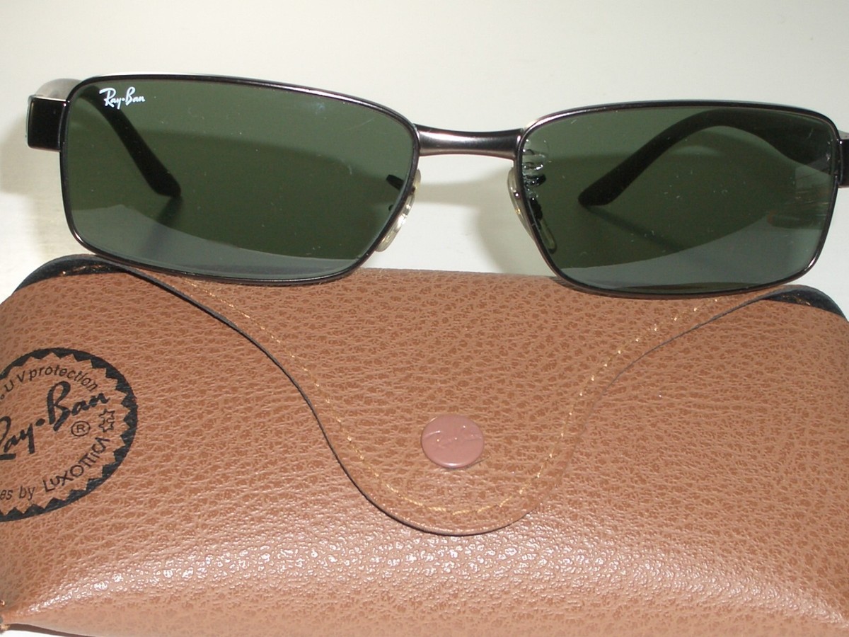 RAY BAN RB3272 SLEEK G15 GLASS BROWNISH CHROME SLIM LINE