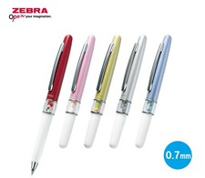 Mini bolígrafo Zebra Minna 0,7 mm tinta negra selecciona entre 5 colores de cuerpo