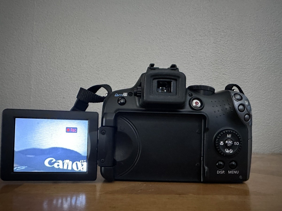Canon PowerShot SX10 IS 10.0MP Digital Camera Tested Lens Cap SD