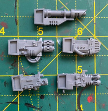 Astra militarum Leman Russ Sponson/hull Weapons Multipart listing Warhammer 40K